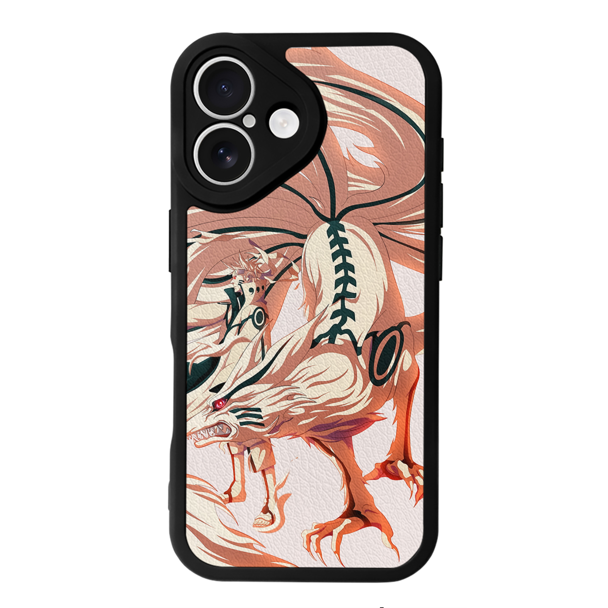 （画像用） NARUTO -ナルト- NARUTO -ナルト- 疾風伝 【iPhone 16シリーズ対応】シリコンスマホケース（レザー調） 材質：シリコン